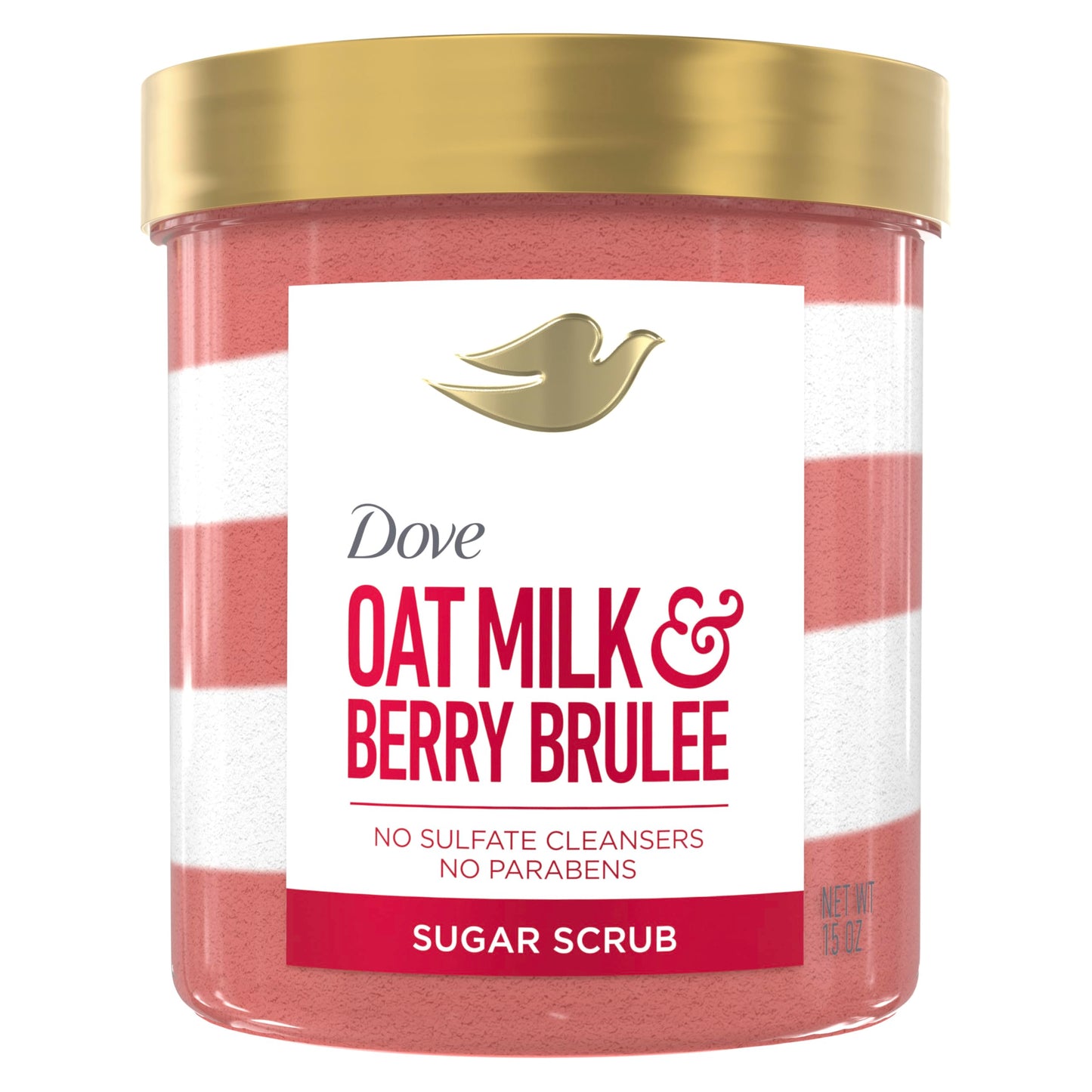 Dove Sugar Body Scrub Oat Milk & Berry Brulee For Women For Exfoliated & Hydrated skin 15 oz Beauty & Personal Care Dove