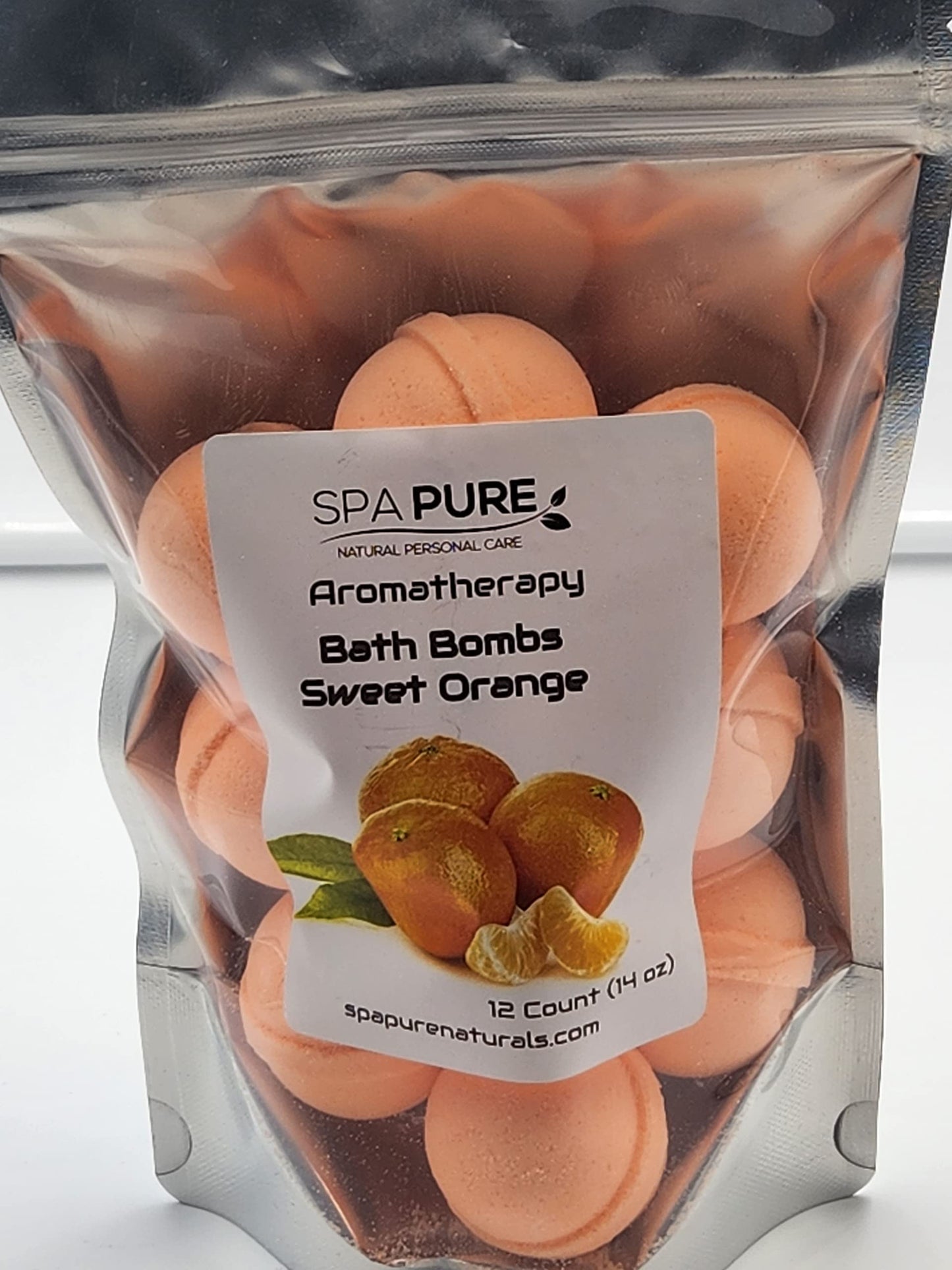 Essential Oil Bath Bombs - USA Made with Coconut Milk & Shea Butter - for a Luxurious at Home Spa Bath (12 Count) Pack of 1 (Sweet Orange)