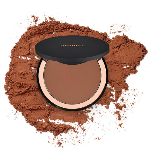 Mented Cosmetics Made in Italy, Cruelty Free Makeup, Vegan, Paraben Free, Shimmer Bronzer, Highlighter Bronzing Powder Palette for Face with Vitamin E