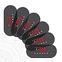 TRU BARBER HAIR GRIPPERS ® BUNDLE PACK 6 PCS for Men and Women - Salon and Barber, Hair Clips for Styling, Hair holder Grips (Black/Red)