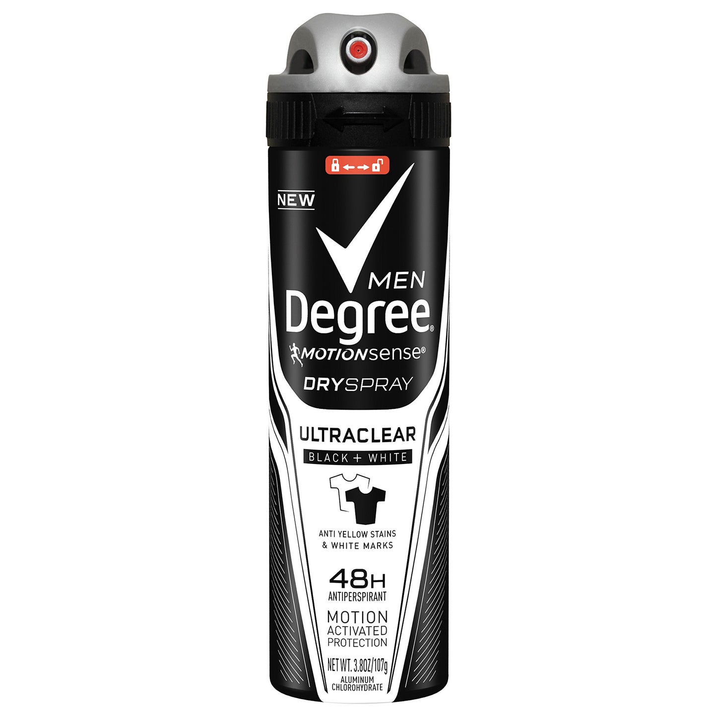 Degree Ultraclear Men's Antiperspirant Deodorant Dry Spray, Black/White, 3.8 Ounce (Pack of 1) Beauty and Personal Care Degree