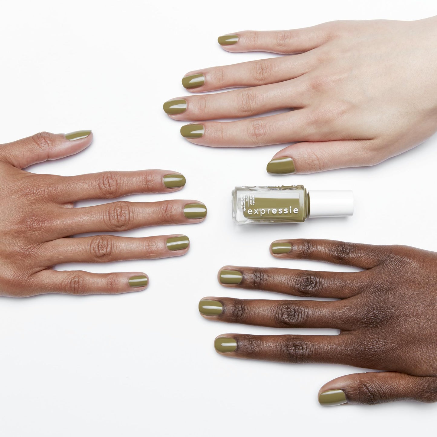 essie Expressie Nail Polish, Quick-Dry Olive Green Nail Polish, Vegan, Precious Cargo-go, 0.33 fl oz Beauty & Personal Care essie
