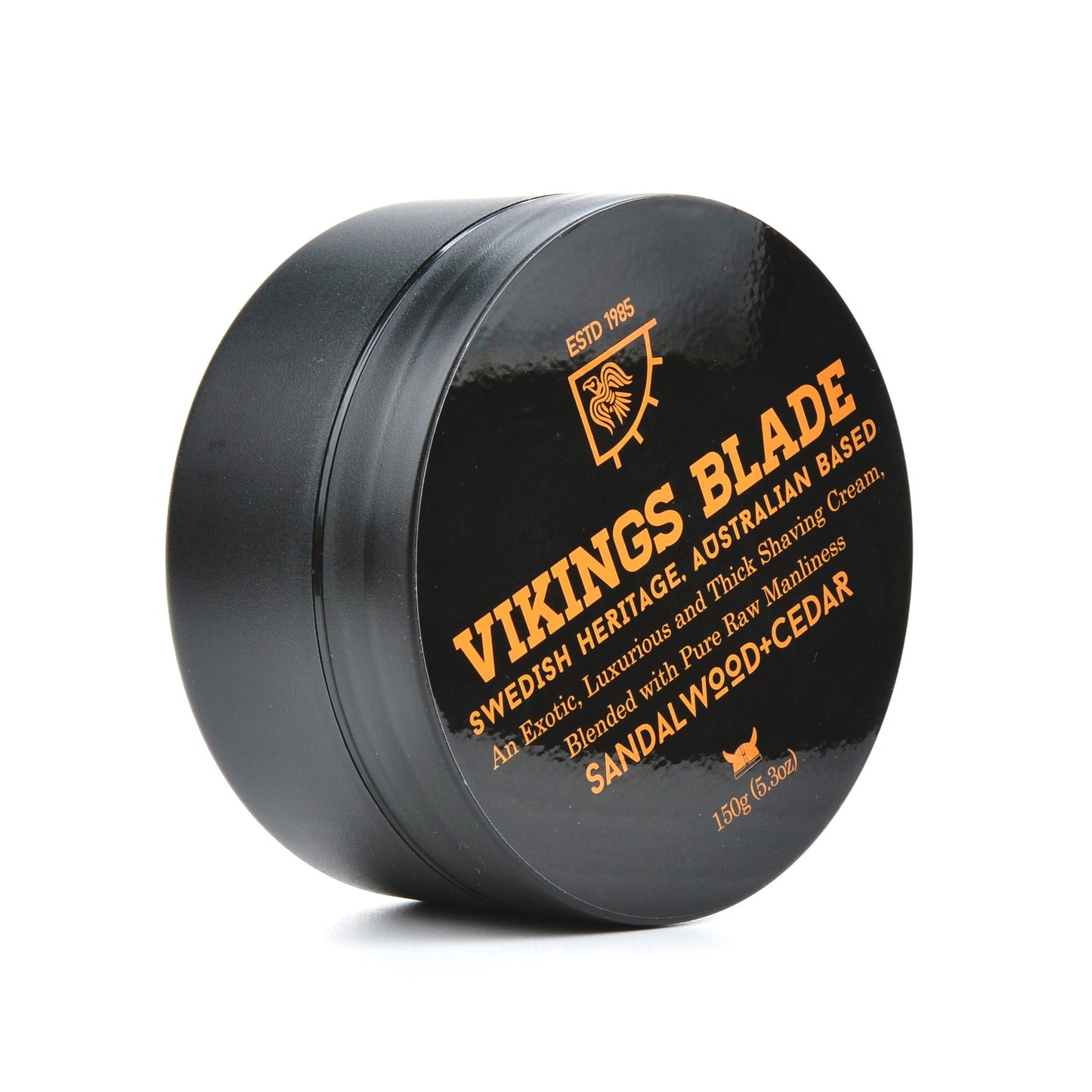 VIKINGS BLADE Luxury Shaving Cream, Sandalwood & Western Red Cedar, Silky Buttery Smooth, Surfactant Base. Refreshing, Clean, Close, FOAMING Shave Beauty and Personal Care Vikings Blade