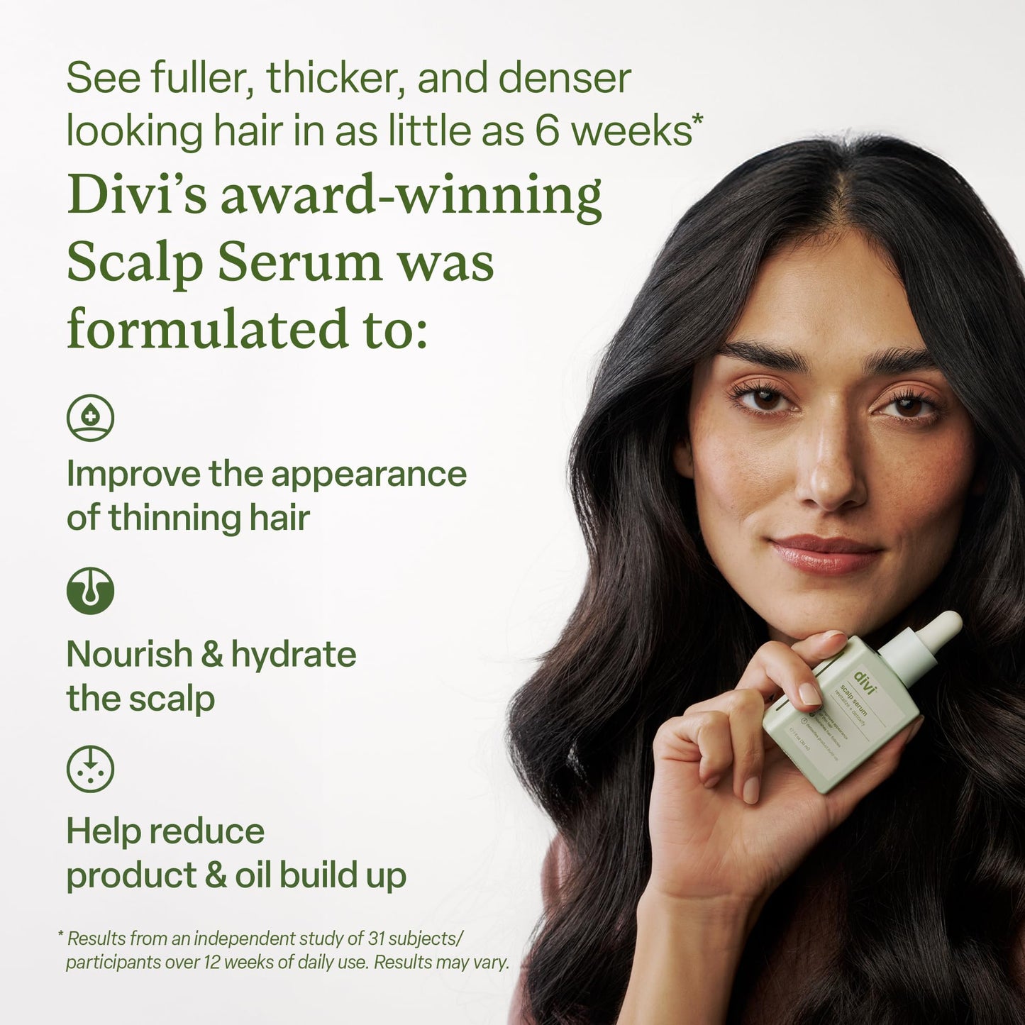 Divi Healthy Hair Goals Mini Kit, Scalp Serum for Thinning Hair 15ml + Volumizing Shampoo Travel Size 2oz + Volumizing Conditioner Travel Size 2oz, 3