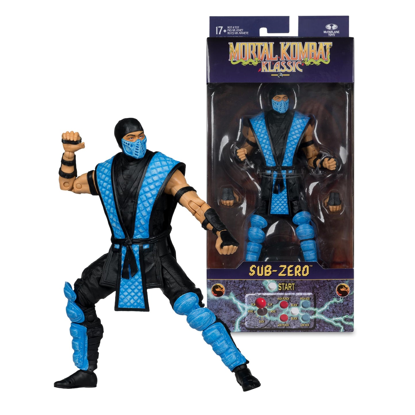 McFarlane Toys- Mortal Kombat Klassic Sub-Zero 7in Action Figure