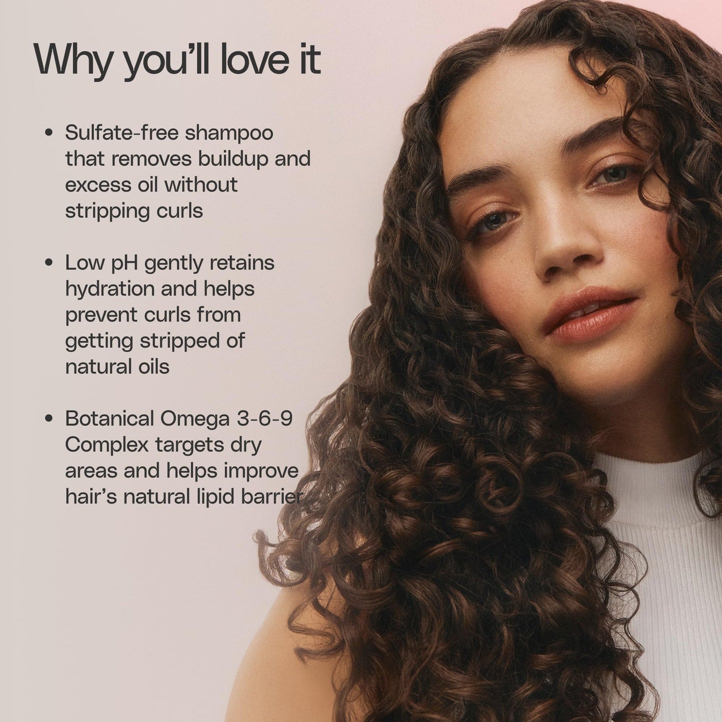 Ouidad VitalCurl+ Clear & Gentle Shampoo, 8.5 Fl Oz