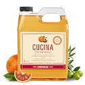 Cucina Fruits & Passion Hand Soap Refill, Orange & Fennel, 1 L (33.8 fl oz), Liquid Hand Soap with Moisturizing Olive Oil, Biodegradable, Vegan