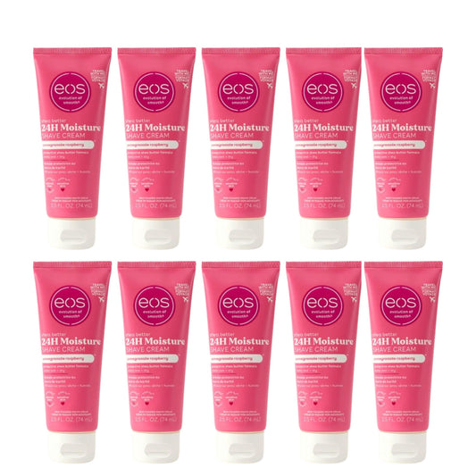 eos Shave Cream Pomegranate Raspberry, 2.5 Ounces each (Value Pack of 10) Beauty and Personal Care eos