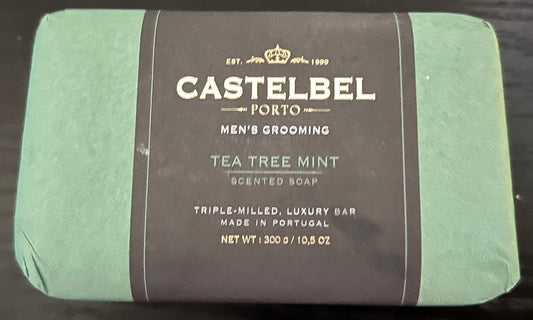 Castelbel Porto Men's Grooming Tea Tree Mint Luxury Scented Soap - 10.5oz Beauty & Personal Care Castelbel Porto