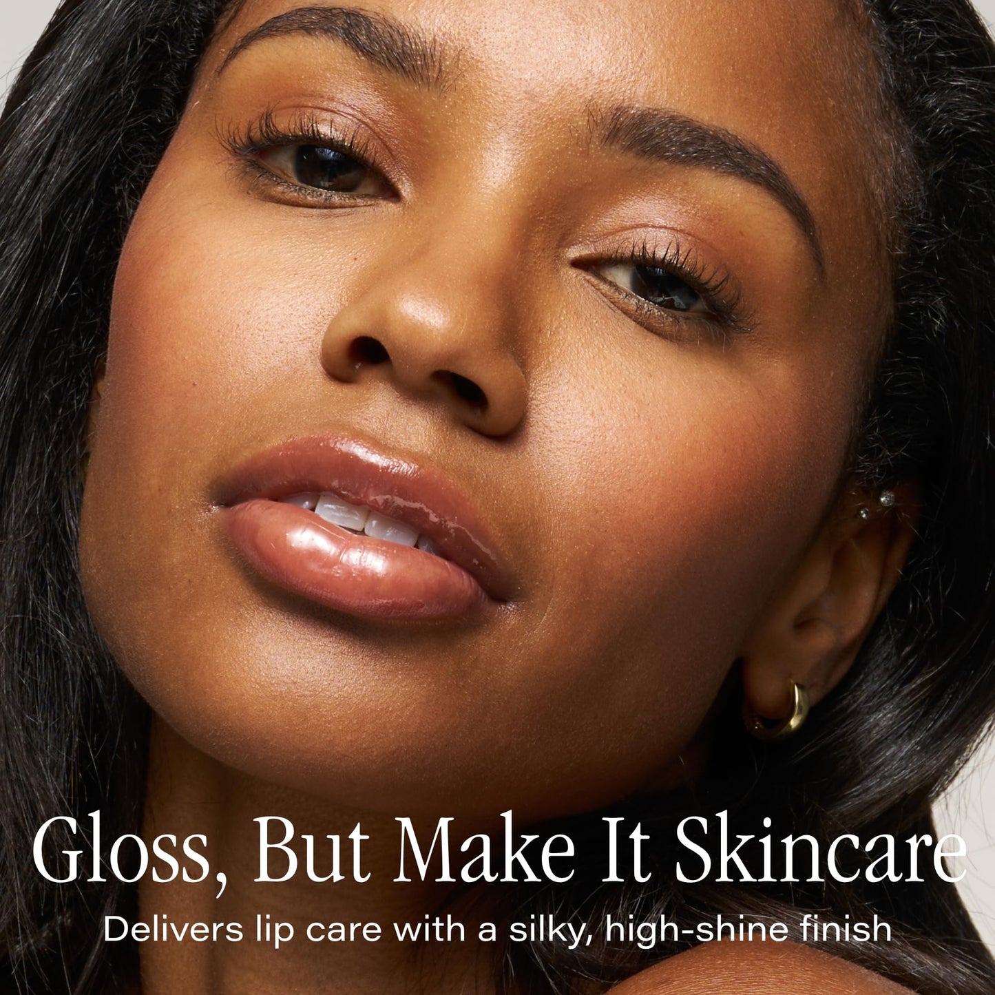 SKINN Luminous Golden Lip Oil - Support Collagen Production, Smooth Lines & Soothe Dry Cracked Lips - Hydrating Lip Gloss & Oils Improves Elasticity