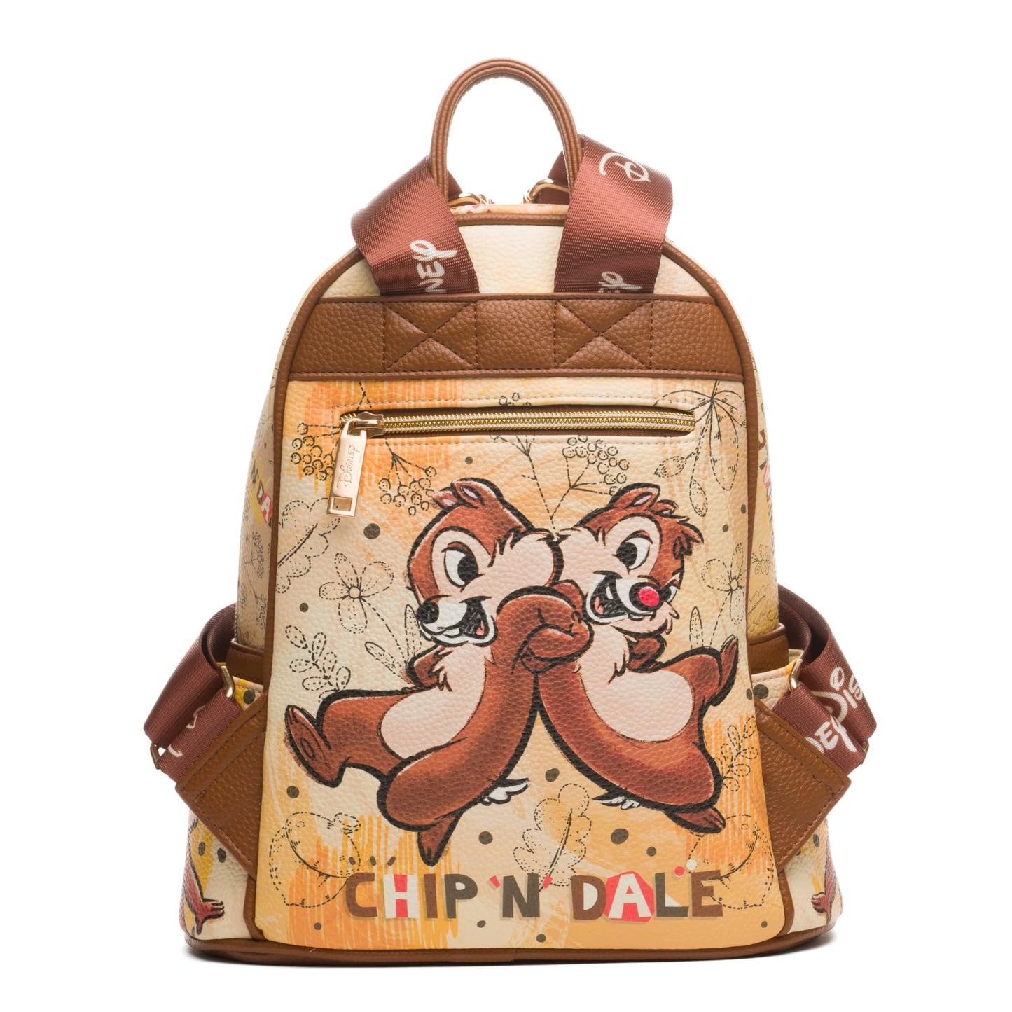 Wondapop Disney Chip 'n Dale 11" Vegan Leather Mini Backpack