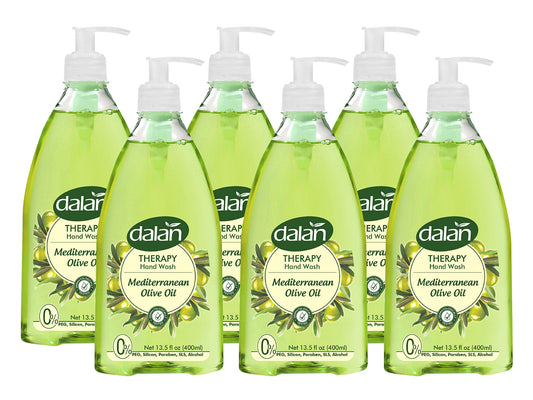 Dalan Therapy Mediterranean Olive Oil Ultra Moisturizing Liquid Hand Soap for Normal and Dry Hands Fresh Clean and Soft Feeling (13.5 Fl Oz / 400 mL Beauty & Personal Care Dalan