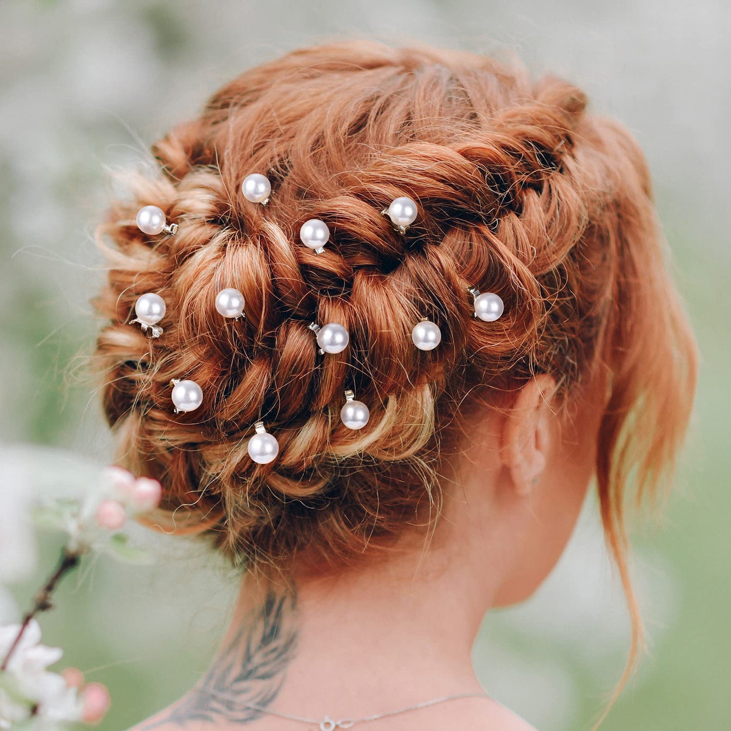 Isslly 30PCS Mini Pearl Hair Clips for Women, White Pearl Hair Pins, Cute Hair Barrettes, Elegant Head Decorations for Girls, Brides for Daily Use