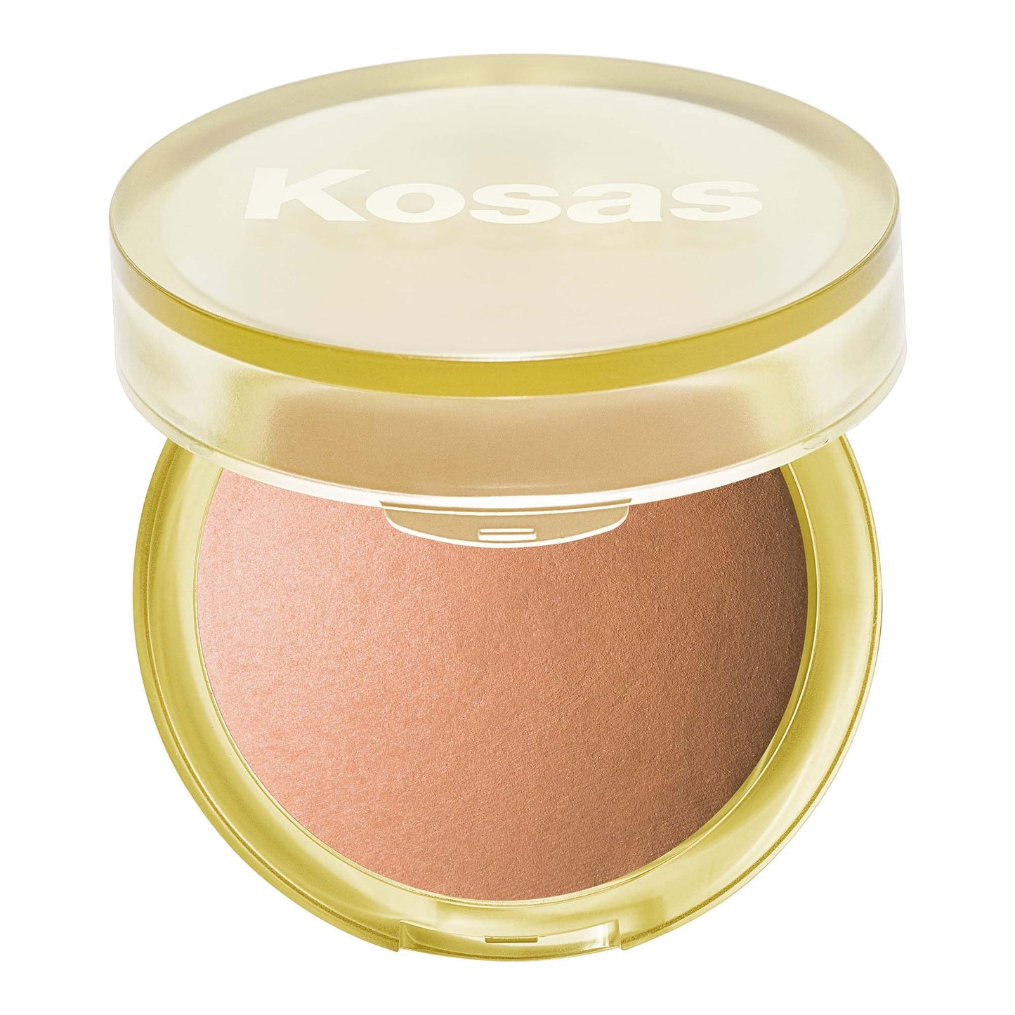 Kosas The Sun Show Glowy Warmth Baked Bronzer - Talc-Free Powder Bronzer for Face, Buildable Color, Natural Glow, Lightweight Finish, Beachy