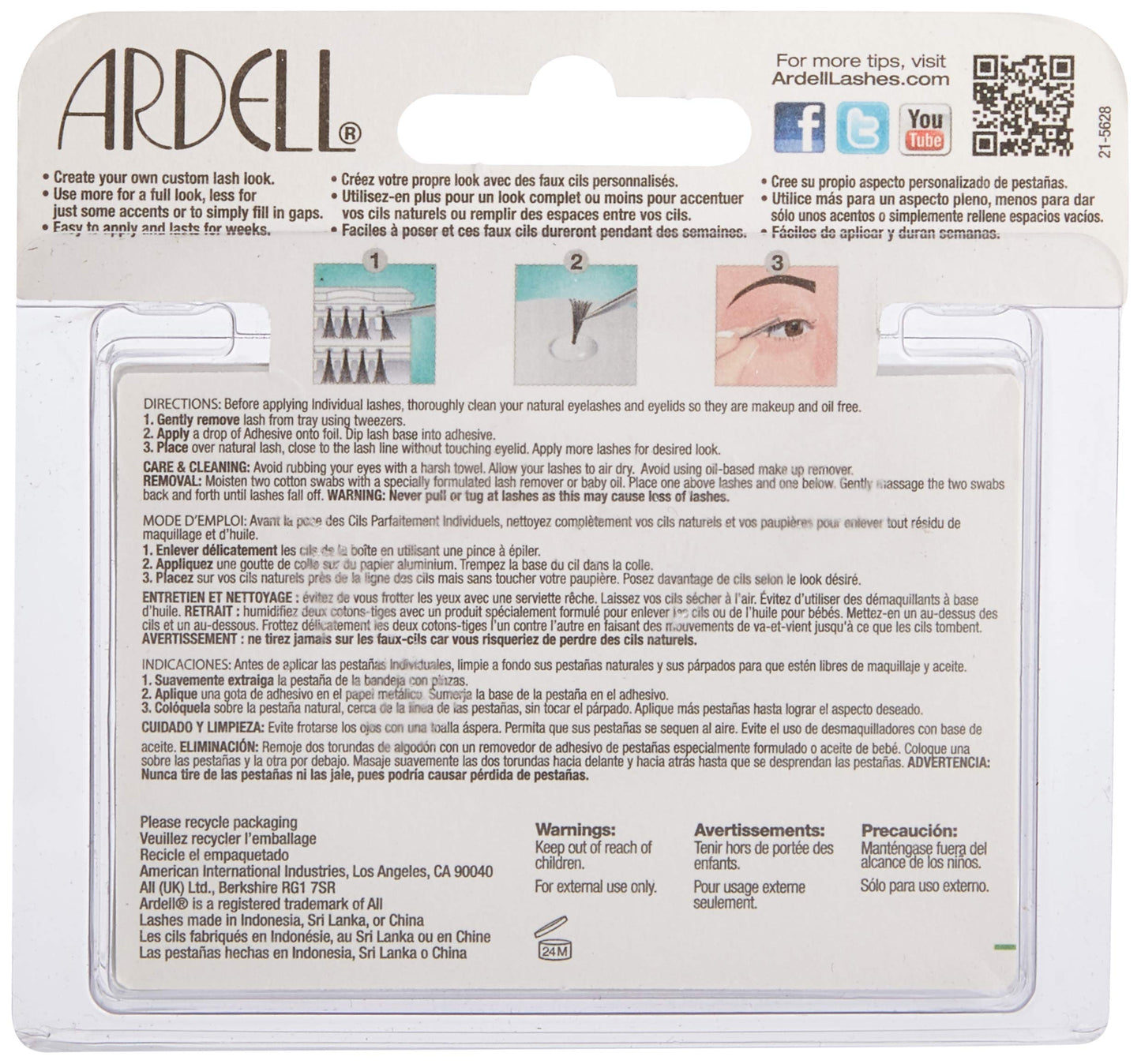 Ardell 30110 Shrtbl Dural Lash False Lashes