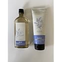 Bath and Body Works - Aromatherapy -Enhances Sleep -LAVENDER VANILLA - Body Wash & Foam Bath and Body Cream - Bundle