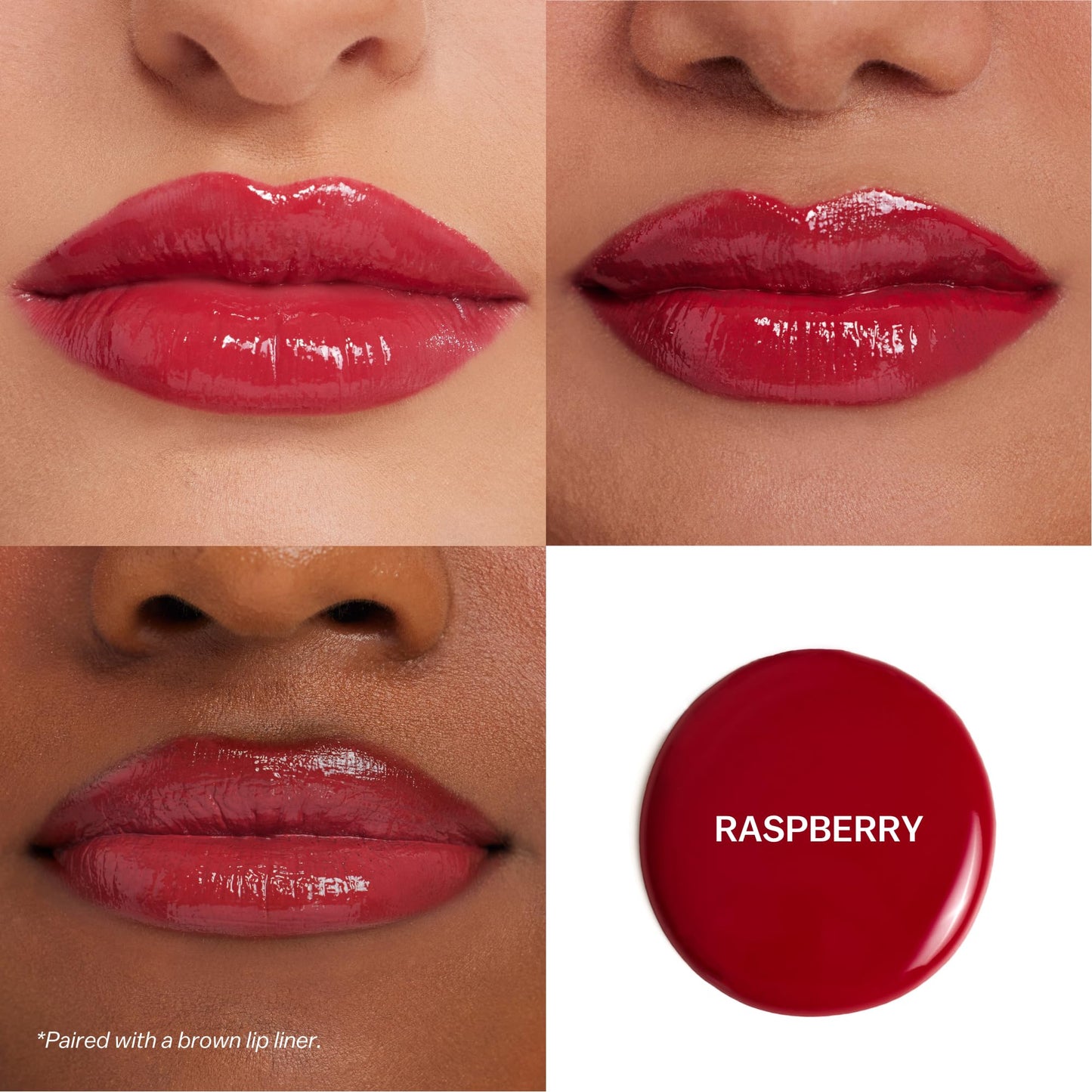 BASMA Beauty Ultra-Hydrating Rich Pigment Lip Gloss, Blurring Gloss with Shine, Non-Sticky High-Impact Color for Dry Lips, Nourishing Comfort, Glossy