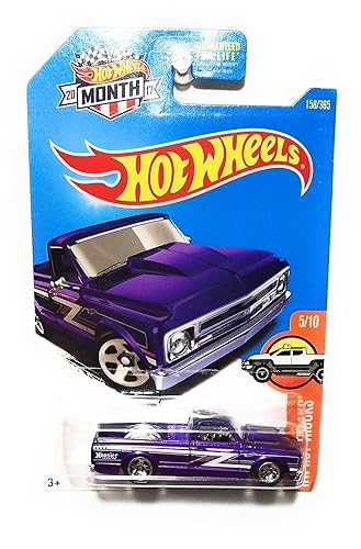 Hot Wheels 2017 HW Hot Trucks '67 Chevy C10 Hoosier 158/365, Purple