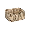 KOUBOO La Jolla Organizing & Shelf Basket, Black-Wash