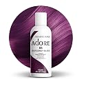 Adore Semi Permanent Hair Color (085 Burgundy Bliss) | Vegan & Cruelty-Free Purple Hair Dye | No Ammonia, No Peroxide, No Alcohol | 4 Fl Oz