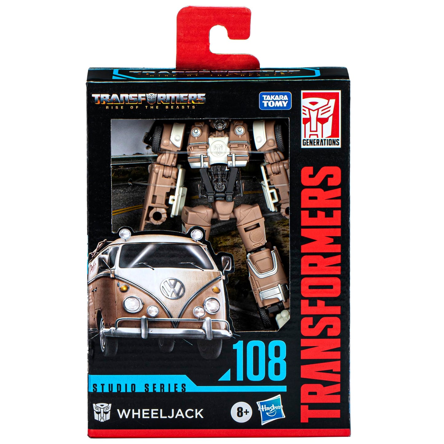 Transformers Toys Studio Series Deluxe Rise of The Beasts 108 Wheeljack, 4.5-inch Converting Action Figure, 8+
