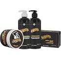 Suavecito Hair & Body Essentials Bundle: Original Hold Hair Styling Pomade, Moisturizing Body Soap, Hydrating Shampoo & Nourishing Conditioner