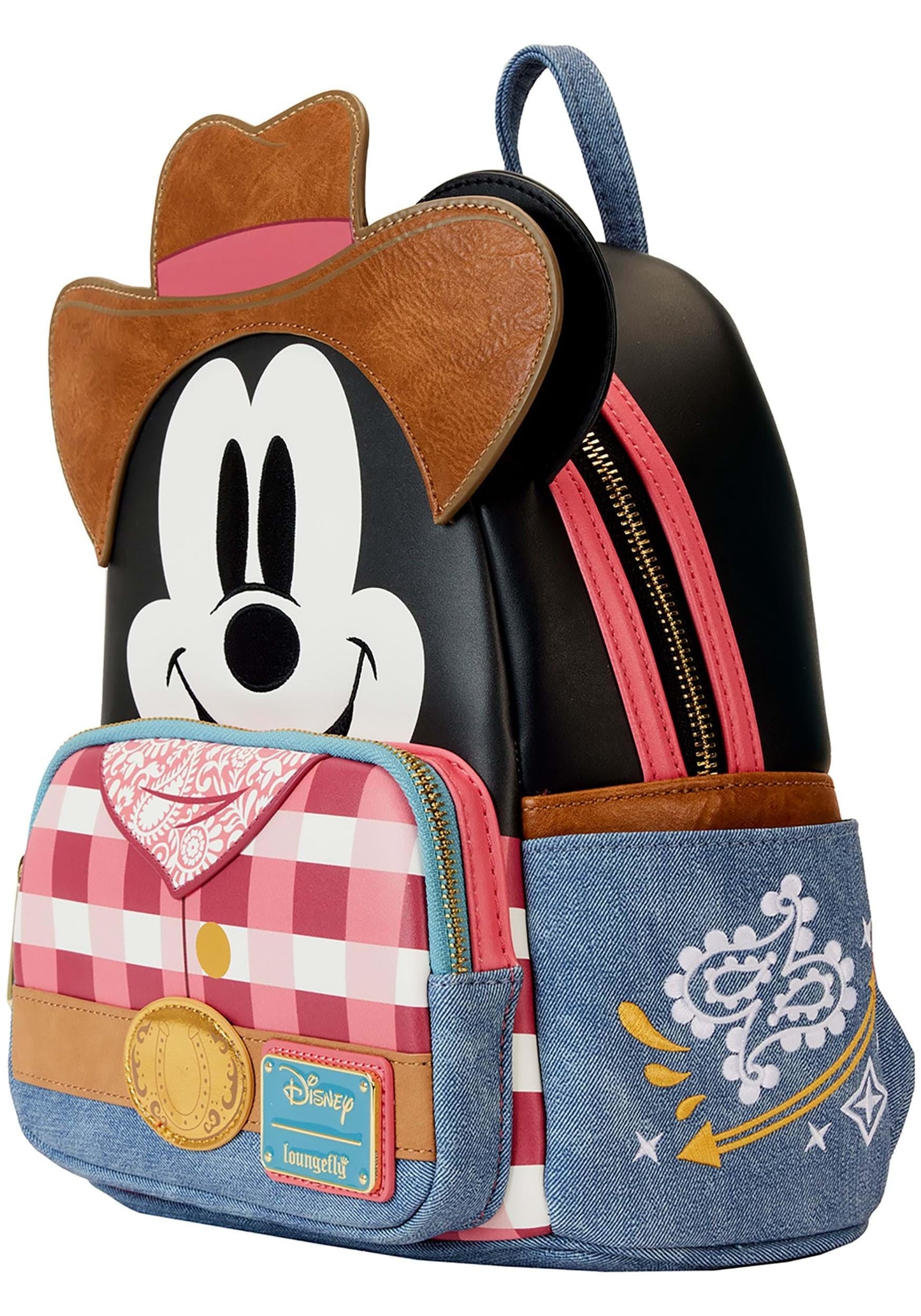 Loungefly Disney Western Mickey Mouse Mini Backpack | Mickey Mouse Bags & Backpacks Standard