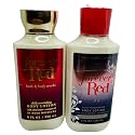 Bath & Body Works Forever Red + Forever Red Vanilla Rum Body Lotion Set of 2 - Warm Fruity Vanilla Gift Set