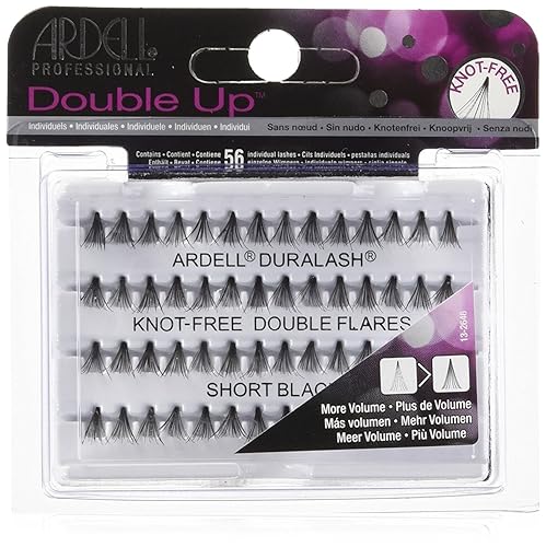 Ardell Double Individuals Knot Free Double Flares Black Short (2 Pack)