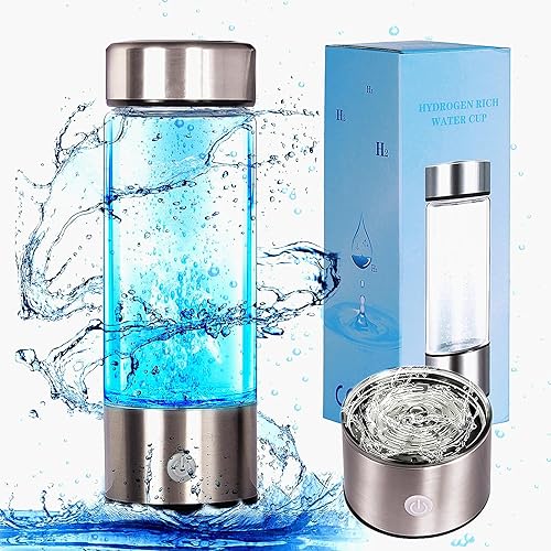 Hydrogen Water Bottle,Portable Hydrogen Water Generator Machine, Improve Water in 3 Minutes Quick Electrolysis, Suitable for Home, Office, Travel