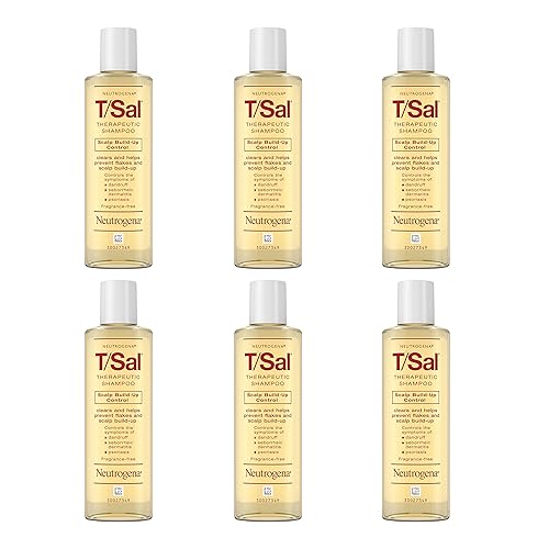 Neutrogena T/Sal Therapeutic Scalp Shampoo for Scalp Build-Up Control with 3% Salicylic Acid, Scalp Treatment for Dandruff, Scalp Psoriasis