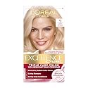 L'Oreal Paris Excellence Crème Permanent Hair Dye, Triple Care Hair Color with Hyaluronic Acid for 100% Gray Coverage, 9 Light Natural Blonde, 1 Kit