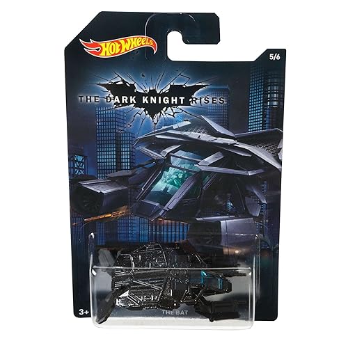Hot Wheels, 2015 Batman, Batman: The Dark Knight Rises Movie The Bat Exclusive Die-Cast Vehicle #5/6