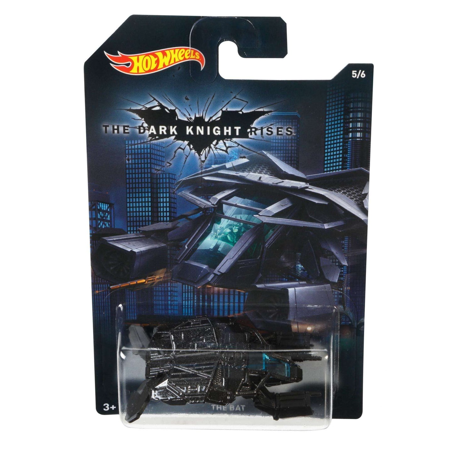 Hot Wheels, 2015 Batman, Batman: The Dark Knight Rises Movie The Bat Exclusive Die-Cast Vehicle #5/6