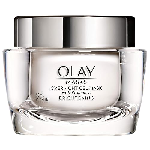 Face Mask Gel by Olay Masks, Overnight Facial Moisturizer with Vitamin E and Hyaluronic Acid for Hydrating Skin, 1.7 Fl Ounce