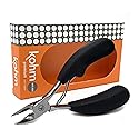 Kohm Toenail Clippers | Extra-Wide Blade & Non-Slip Grip for Thick, Ingrown & Fungal Nails | Heavy Duty Nail Cutter for Seniors, Men, Women & Pets
