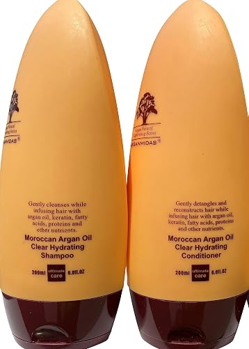Whisper Whip Moroccan Argan Oil Hydrating Shampoo and Conditioner Set (6.8 fl oz each)
