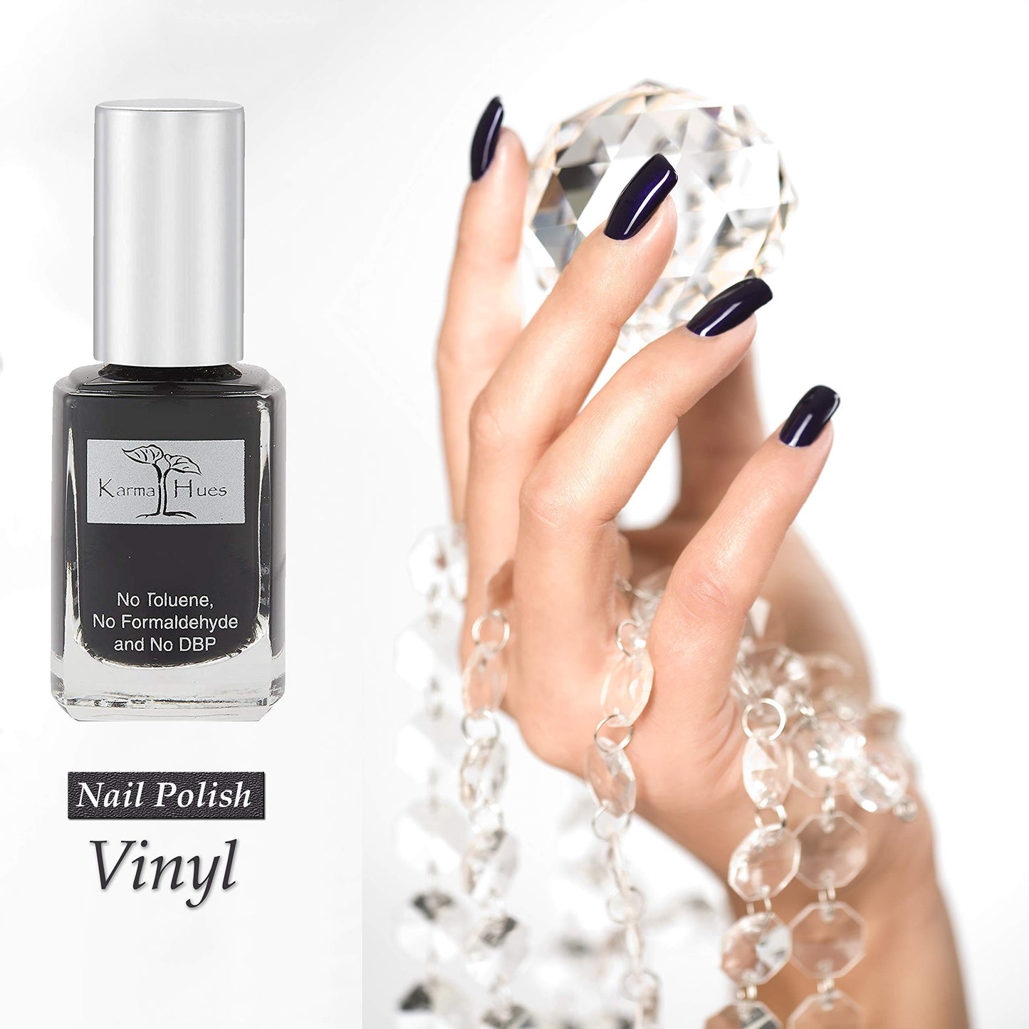 karma organic Nail Polish - Quick Dry Nail Lacquer, Non-Toxic, Vegan, and Cruelty-Free Nail Paint Art for Adults & Kids -(Vinyl, 0.43 fl oz.) Beauty & Personal Care karma organic