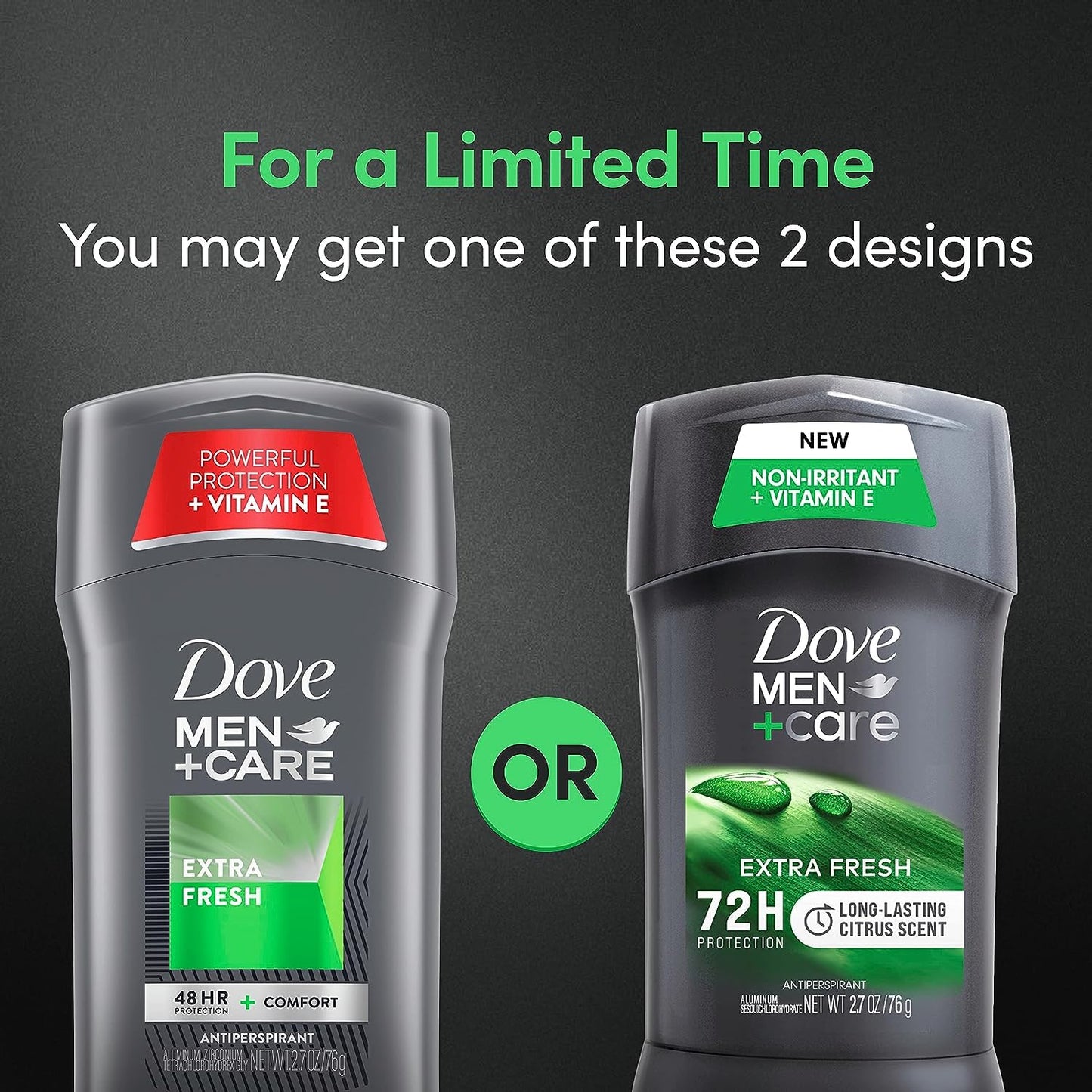 Dove Men + Care 48 Hour Antiperspirant Stick, Non-Irritant, Extra Fresh, 2.7 Ounces, Pack of 7 Beauty and Personal Care Dove