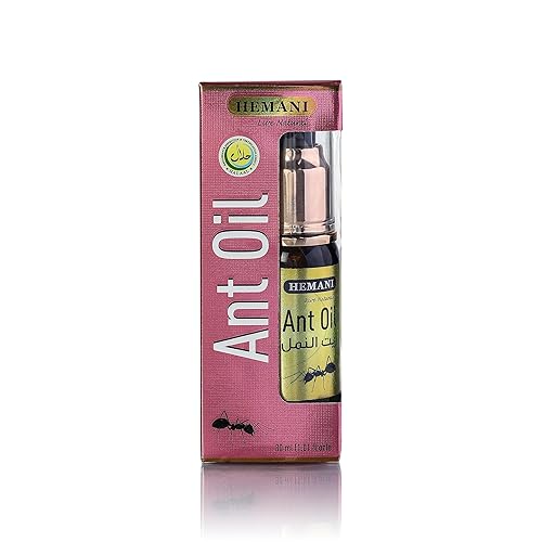 Hemani Ant Oil 30ml - Natural Hair Inhibitor & Hair Growth Reducer for Women & Men, Hair Removal Oil for Post-Hair Removal Care, Smooth Skin