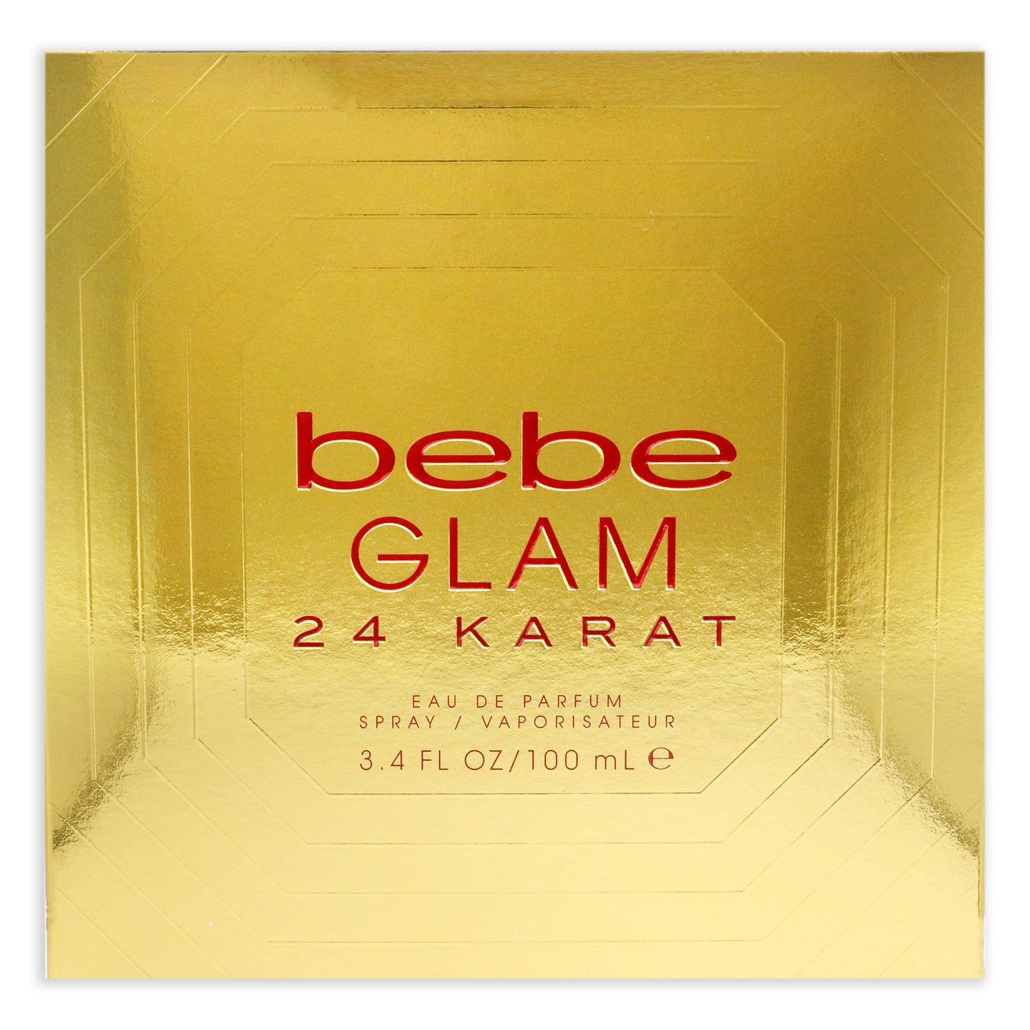Bebe Glam 24 Karat Floral Fruity Fragrance, 3.4 Ounce