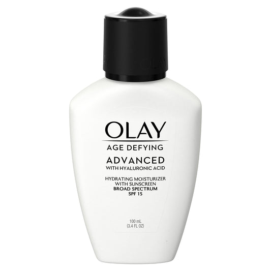 Olay Age Defying Advanced with Hyaluronic Acid Hydrating Moisturizer Spf 15, 3.4 Fluid Ounce