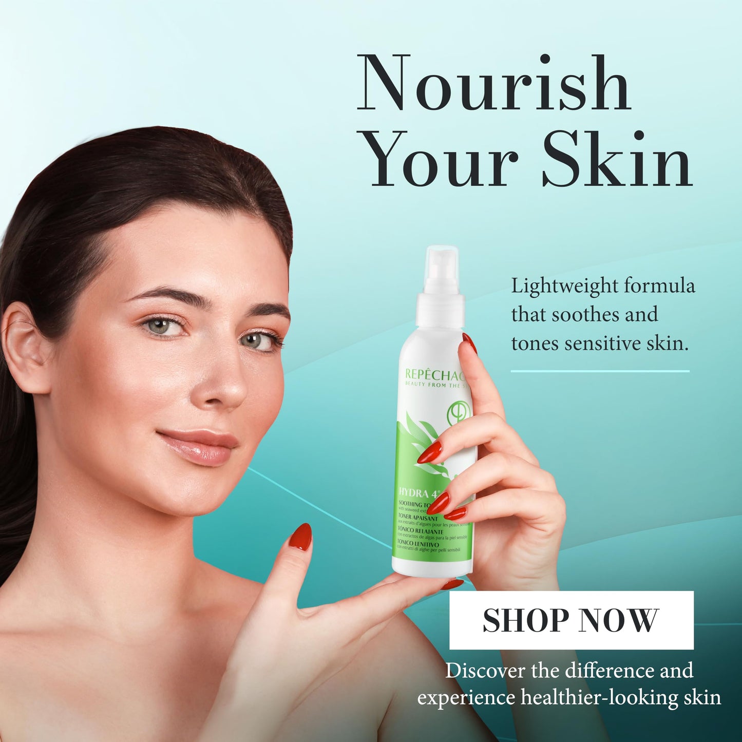 Repechage Hydra 4 Soothing Toner for Sensitive Skin - Hydrating Witch Hazel Spray Gently Tones, Calms & Balances Sensitive Skin Types, Facial Skin