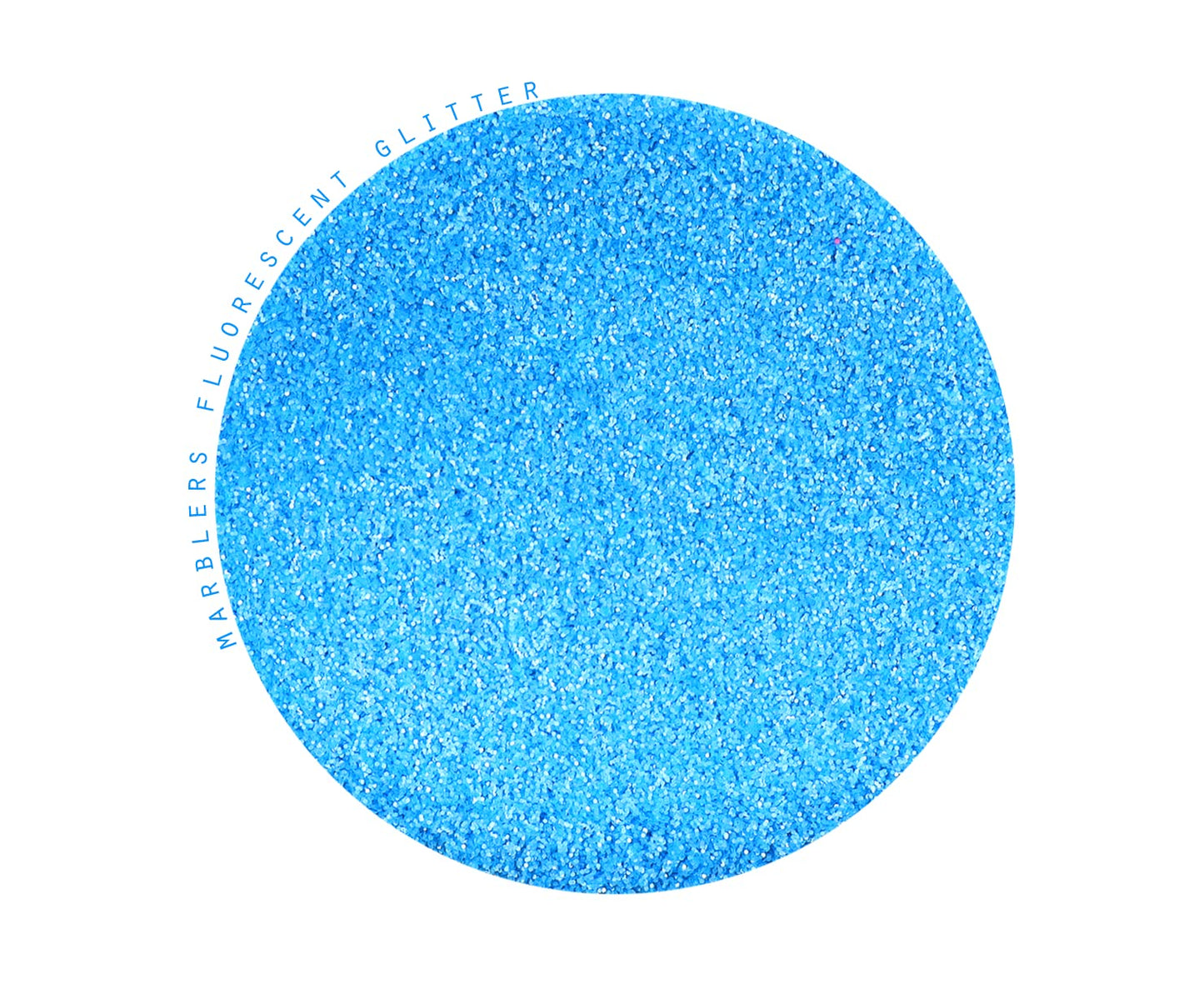 MARBLERS Neon Glitter [Fluorescent Blue] 3oz (85g) | Fine | Non-Toxic, Vegan, Cruelty-Free | Face, Body, Eyeshadow, Hair, Festival, Party Makeup |