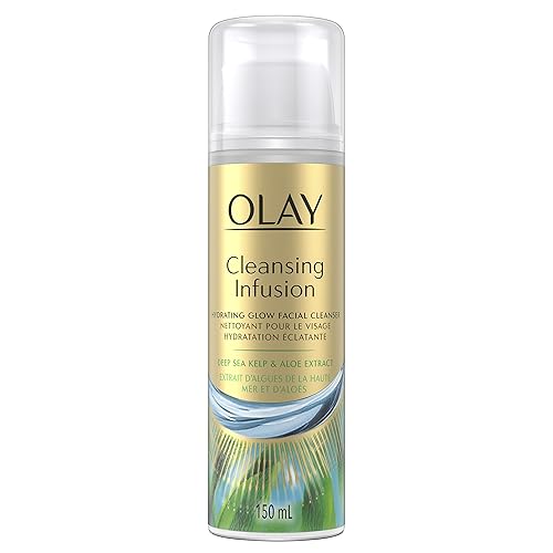 Face Wash by Olay, Cleansing Infusion Facial Cleanser with Deep Sea Kelp, 5.0 Fluid Ounce