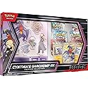 Pokemon TCG: Cynthia’s Garchomp ex Premium Collection - 6 Packs, Stickers, Promos