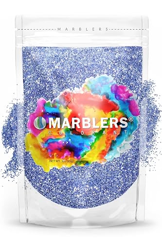 MARBLERS Twinkle Glitter [ICY Blue] 3oz (85g) | Fine | Non-Toxic, Vegan, Cruelty-Free | Face, Body, Eyeshadow, Hair, Festival, Party Makeup | Nail