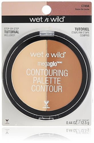 wet n wild Megaglo Contouring Palette, Dulce De Leche, 0.44 Oz, Pack of 3