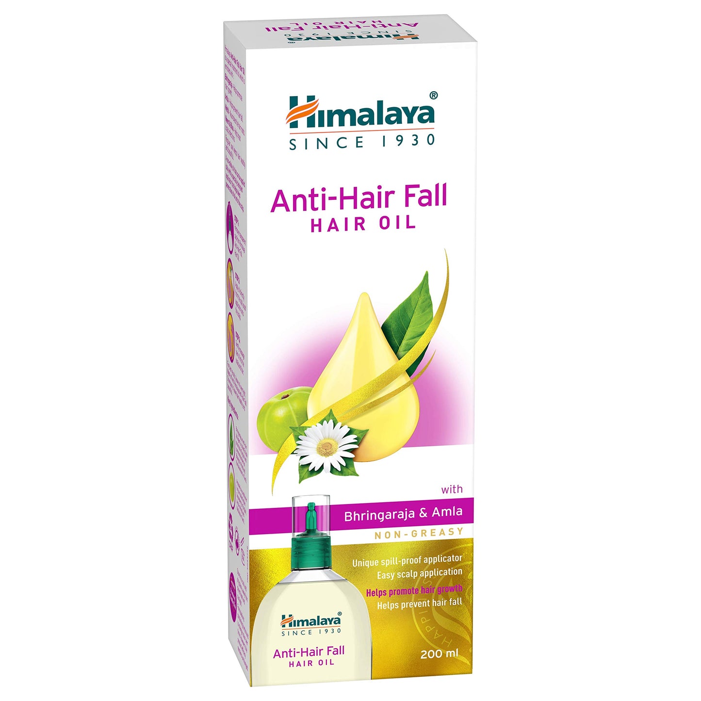 Himalaya Anti-Breakage Hair Oil with Thistle and Amla for Damaged Hair and Split Ends 6.76 oz (200 ml) 2 PACK