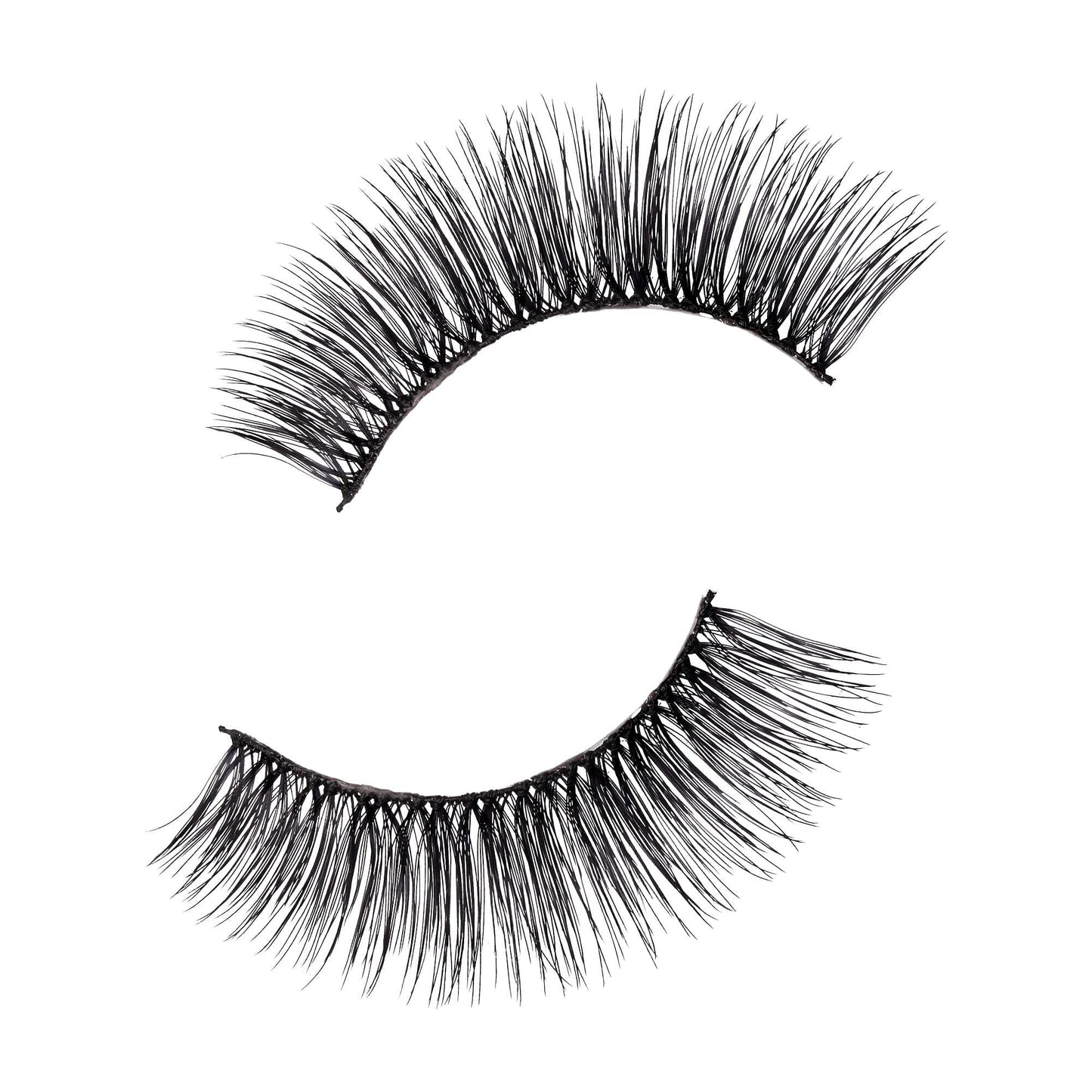 KISS Looks So Natural False Eyelashes Double Pack, Lightweight & Comfortable, Tapered End Technology, Reusable, Cruelty-Free, Contact Lens Friendly